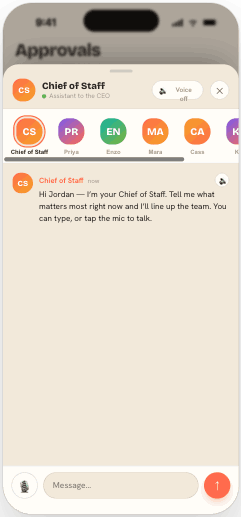 Mobile Chief of Staff